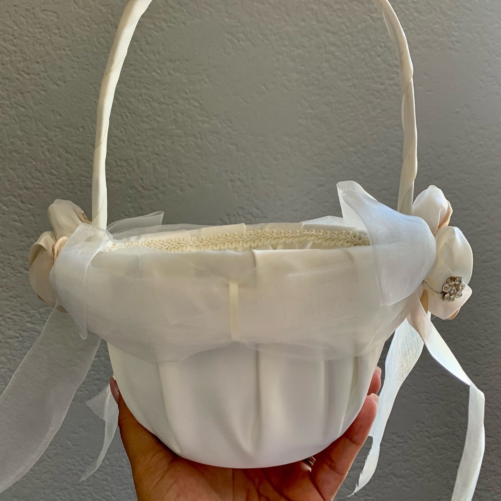 Flower girl basket.